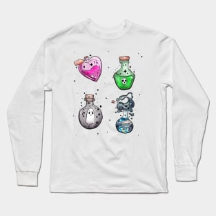 Enchanted Potion Bottles Long Sleeve T-Shirt